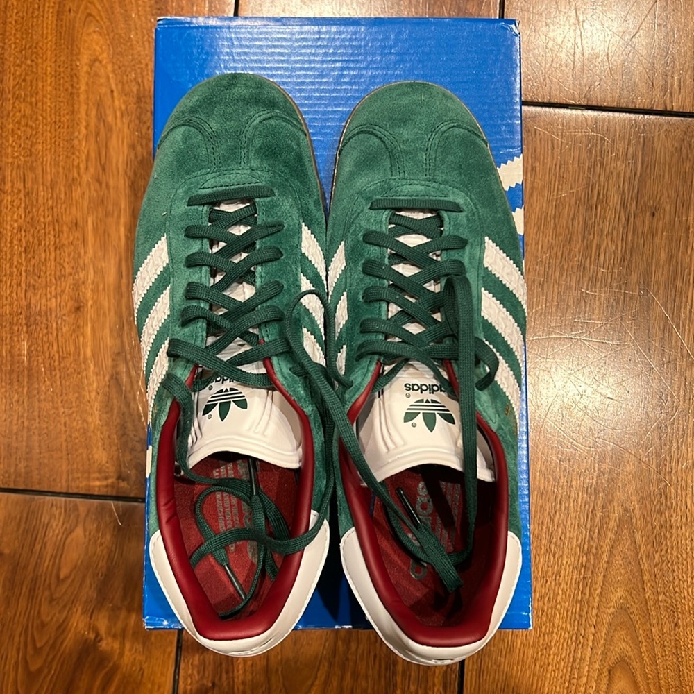 Green Gazelle sneakers